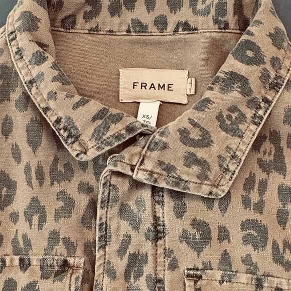 Women's FRAME Camo Jacket Size XS - Picture 3 of 4